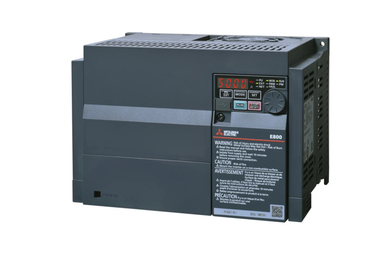 Mitsubishi Electric FR-E800 Serisi Yüksek Performanslı Kompakt Değişken Frekans Sürücüsü (VFD)