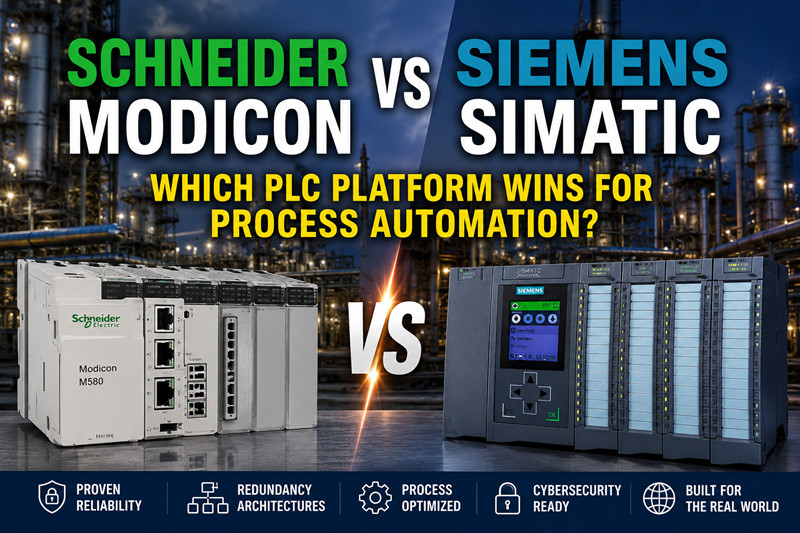 Schneider Modicon mu yoksa Siemens SIMATIC mi: Proses Otomasyonunda Hangi PLC Platformu Kazanır?