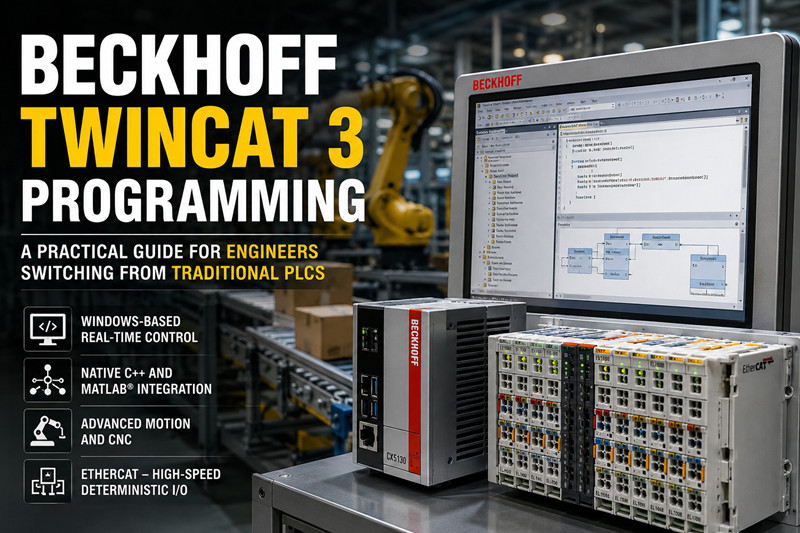 Beckhoff TwinCAT 3 Programlama: Geleneksel PLC'lerden Geçiş Yapan Mühendisler İçin Pratik Bir Kılavuz