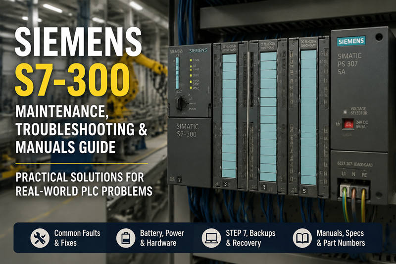 Siemens S7-300: Bakım, Sorun Giderme ve Kullanım Kılavuzları Rehberi