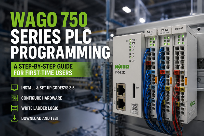 WAGO 750 Serisi PLC Programlama: İlk Kez Kullananlar İçin Adım Adım Kılavuz