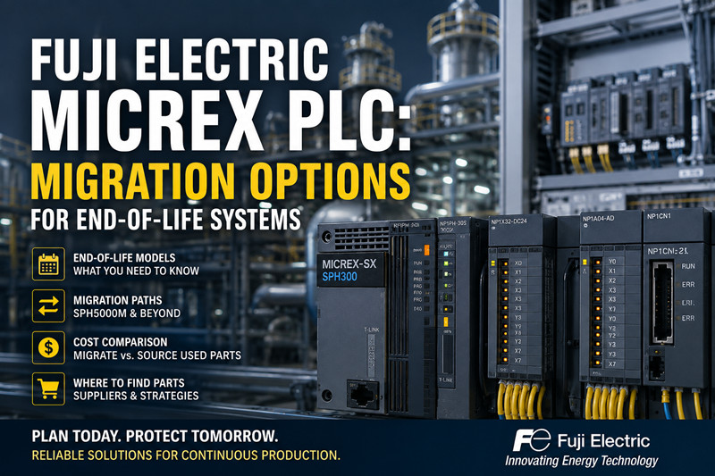 Fuji Electric MICREX PLC: Ömrünü Tamamlamış Sistemler İçin Geçiş Seçenekleri