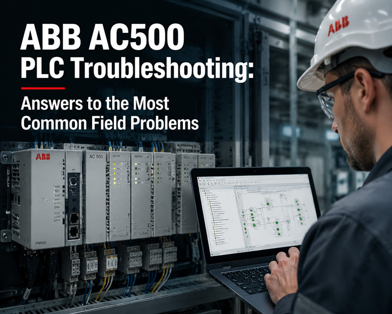 ABB AC500 PLC Arıza Giderme: En Sık Karşılaşılan Saha Problemlerine Cevaplar