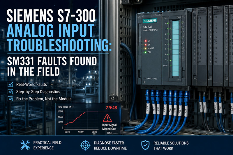 Siemens S7-300 Analog Giriş Arıza Giderme: Sahada Tespit Edilen SM331 Arızaları