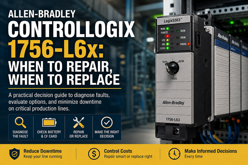 Allen-Bradley ControlLogix 1756-L6x: Ne Zaman Tamir Edilmeli, Ne Zaman Değiştirilmeli