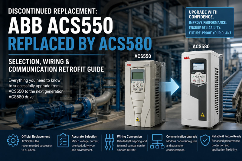 ABB ACS550 Eskime ve Değiştirme Kılavuzu