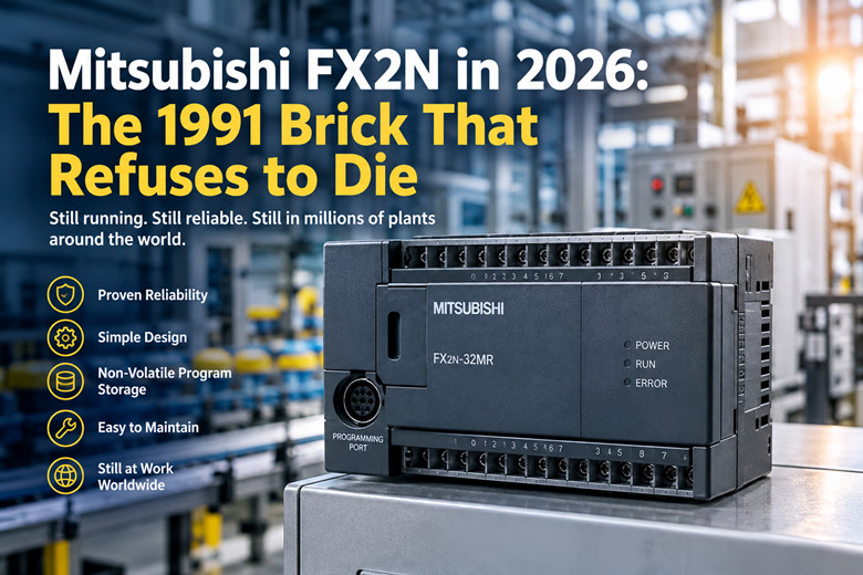 Mitsubishi FX2N 2026'da: 1991'den Beri Direnen Tuğla Gibi