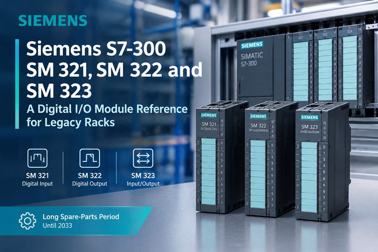 Siemens S7-300 SM 321, SM 322 ve SM 323: Eski Raf Sistemleri için Dijital G/Ç Modülü Referansı